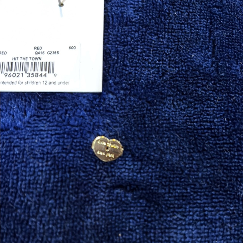 Kate Spade Gold and Red Lip Earrings “Hit the Town” - Picture 4 of 8